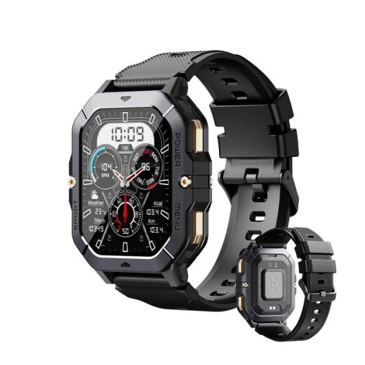 Cubot C28 Bluetooth 2,02" IPS TFT Nero Autonomia 10gg SpO2 Cardiofrequenzimetro 100 Sport