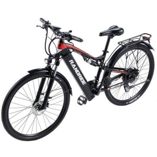 Bicicletta elettrica Randride YG90 29'' 500W 48V17Ah Sospensione LCD Nero