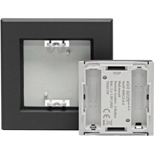 Regulador de luz Homematic IP HmIP-WRC2-A-2 sem fios antracite parede
