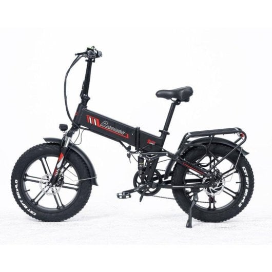Bicicletta elettrica RANDRIDE YX20M 20'' 500W 48V17Ah Freni idraulici Nero