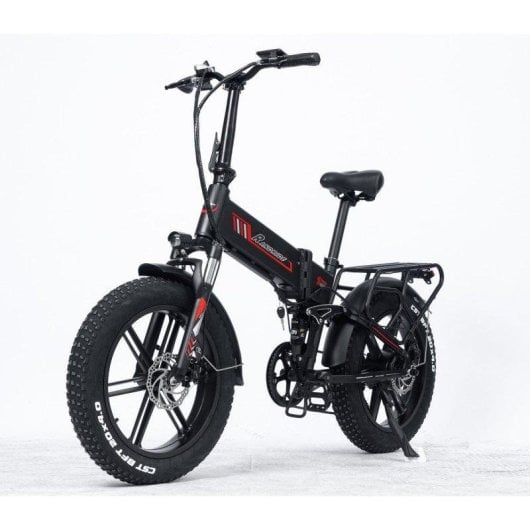 Bicicletta elettrica RANDRIDE YX20M 20'' 500W 48V17Ah Freni idraulici Nero