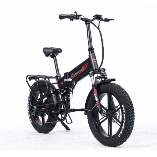 Bicicletta elettrica RANDRIDE YX20M 20'' 500W 48V17Ah Freni idraulici Nero