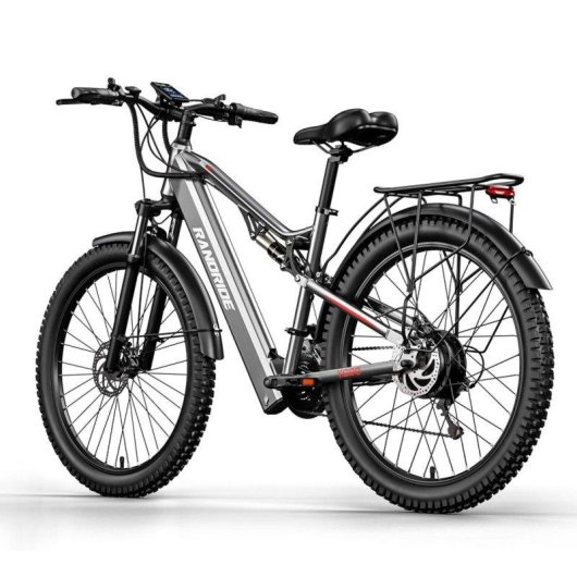 Bicicletta elettrica RANDRIDE YG90 500W 48V17Ah 27,5'' Grigia