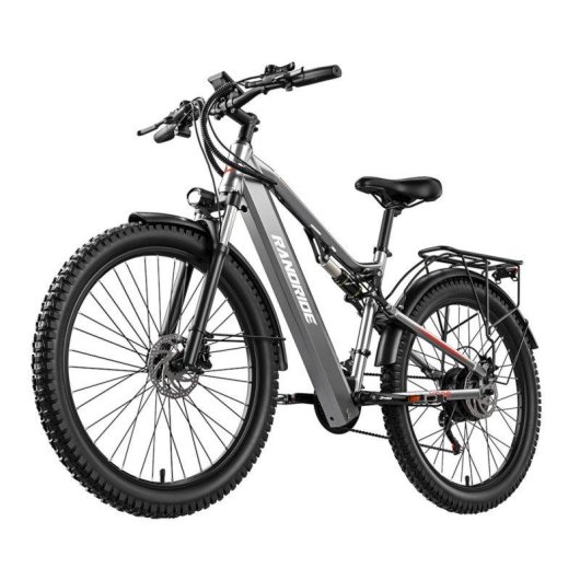 Bicicletta elettrica RANDRIDE YG90 500W 48V17Ah 27,5'' Grigia