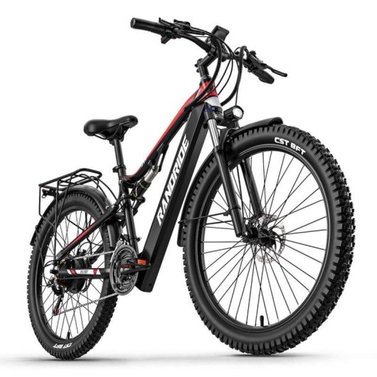 Bicicletta elettrica Randride YG90 500W 48V 17Ah 27,5'' Nero