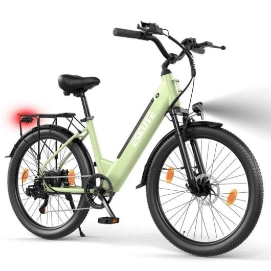 Bicicleta eléctrica Eskute C100 Plus 250 W 36 V 13 Ah verde