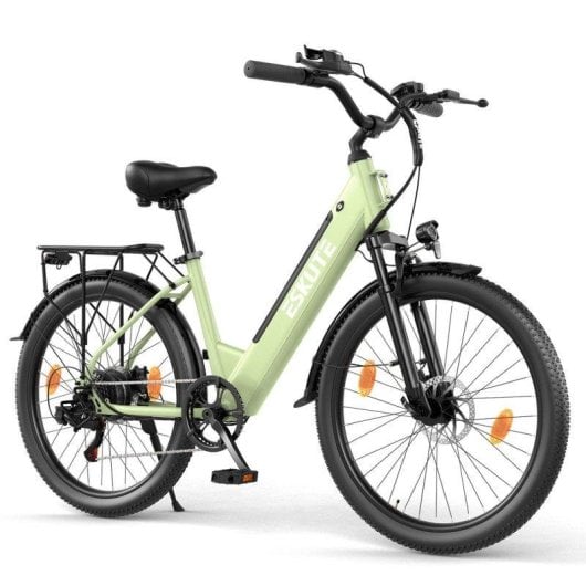 Bicicleta eléctrica Eskute C100 Plus 250 W 36 V 13 Ah verde