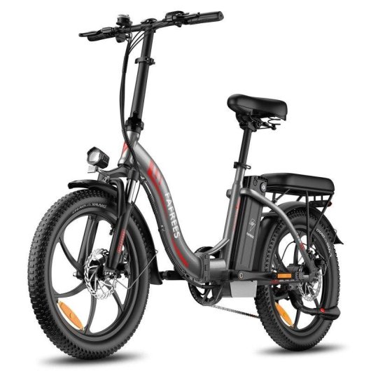 Bicicletta Elettrica Fafrees F20 250W 36V 18Ah 20 pollici Grigia