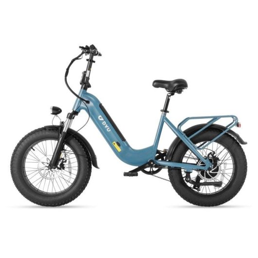 Bicicleta eléctrica DYU FF500 20" 250W Batería LG 48V 14Ah Azul
