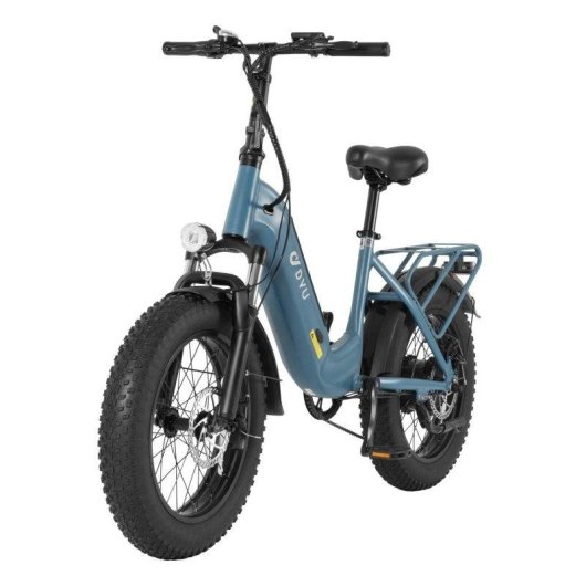 Bicicleta eléctrica DYU FF500 20" 250W Batería LG 48V 14Ah Azul
