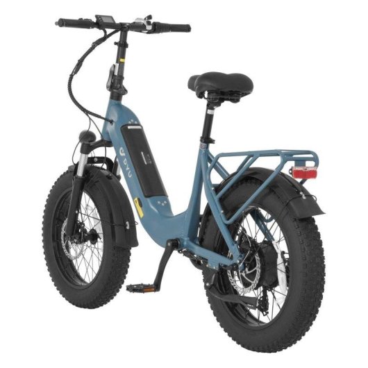 Bicicleta eléctrica DYU FF500 20" 250W Batería LG 48V 14Ah Azul