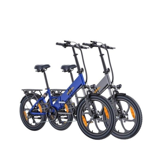 Bicicletta elettrica ENGWE Mile 2 350W 36V 13Ah 20 pollici idraulica blu
