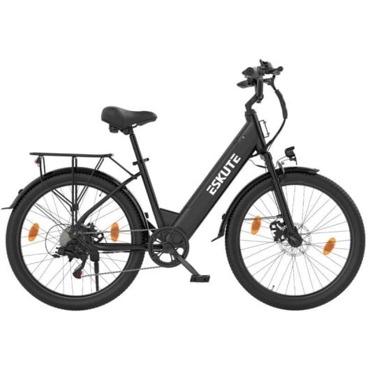 Bicicleta eléctrica Eskute C100 Plus 250 W 36 V 13 Ah negra