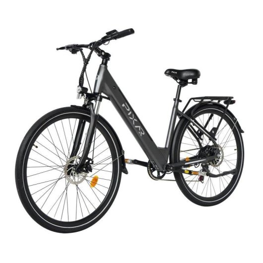 Bicicleta eléctrica Pixar City1 250W 36V 10,4Ah autonomía 45 km gris