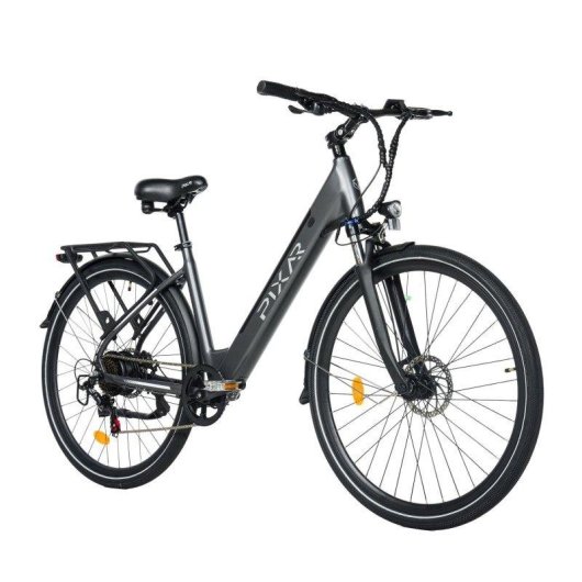 Bicicleta eléctrica Pixar City1 250W 36V 10,4Ah autonomía 45 km gris