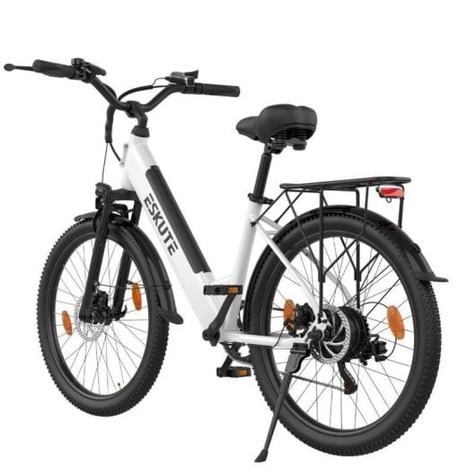 Bicicleta eléctrica Eskute C100 Plus 250 W 36 V 13 Ah blanca