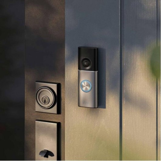 Campainha Ring Wired Doorbell Pro 3rd Gen Wi-Fi e cabo com câmara exterior