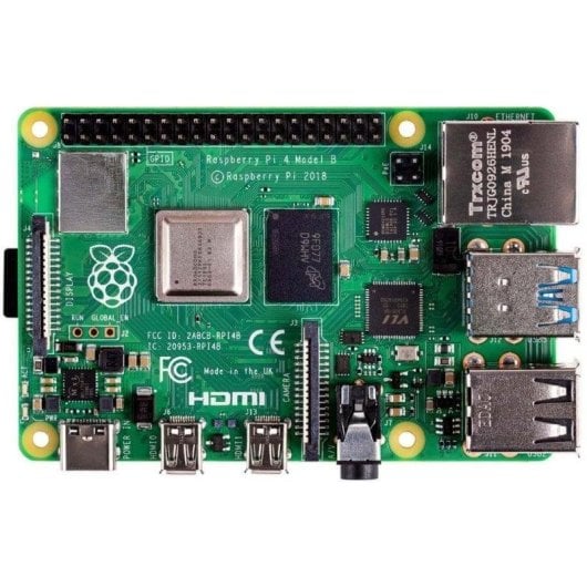 Placa Base Raspberry Pi 4 Model B 4GB Wi-Fi Bluetooth USB 3.0 Gigabit Ethernet