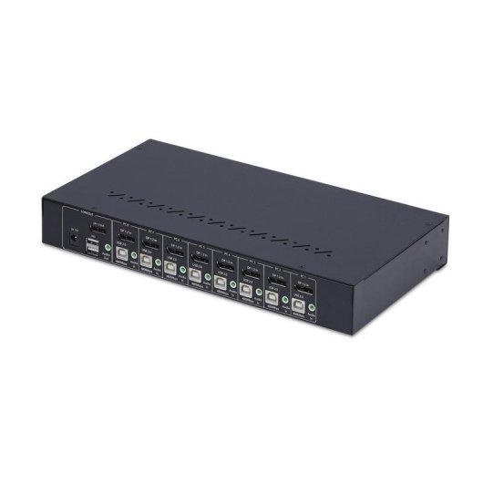 Switch KVM StarTech.com R8AD122-KVM-SWITCH 8 portas DisplayPort 4K 60Hz USB Rack 1U