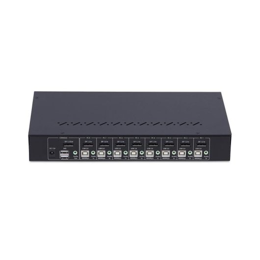 Switch KVM StarTech.com R8AD122-KVM-SWITCH 8 portas DisplayPort 4K 60Hz USB Rack 1U