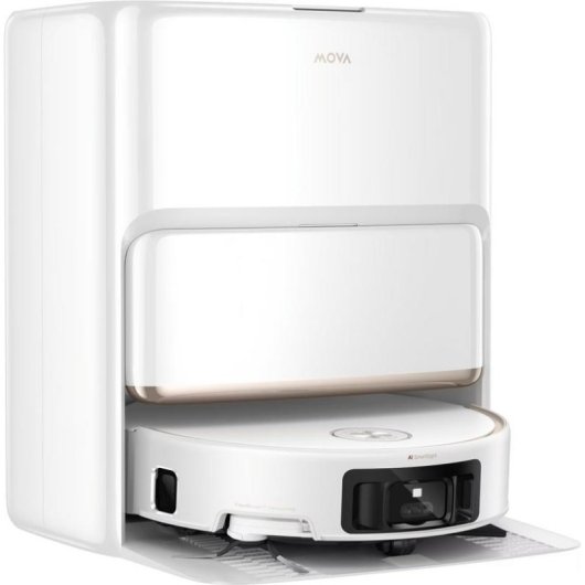 Robot Aspirapolvere e Lavapavimenti Mova Z60 Ultra Roller Complete Autosvuotamento Navigazione Laser 28.000 Pa IA Asciugatura Moppe