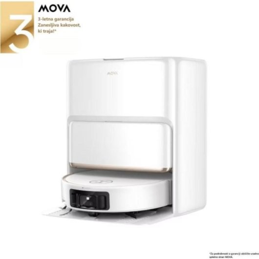 Robot Aspirapolvere e Lavapavimenti Mova Z60 Ultra Roller Complete Autosvuotamento Navigazione Laser 28.000 Pa IA Asciugatura Moppe