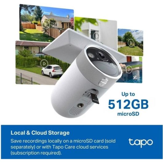 Cámara IP TP-Link Tapo C465 4K Visión Nocturna Exterior IA Panel Solar Audio Bidireccional