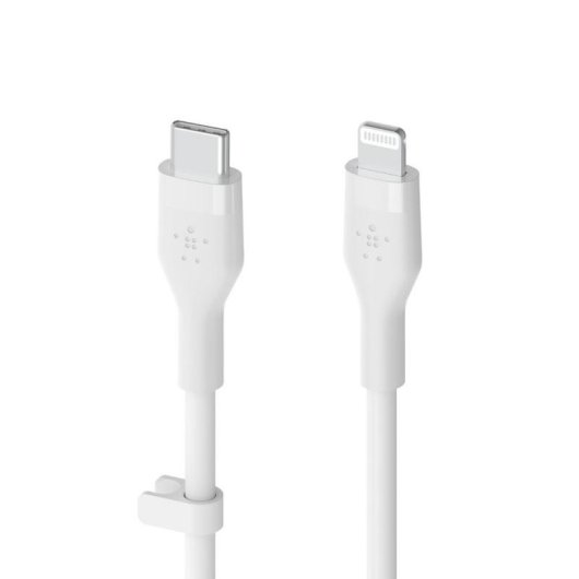 Cavo Belkin CAA009BT3MWH USB-C Lightning 3 m Silicone Bianco