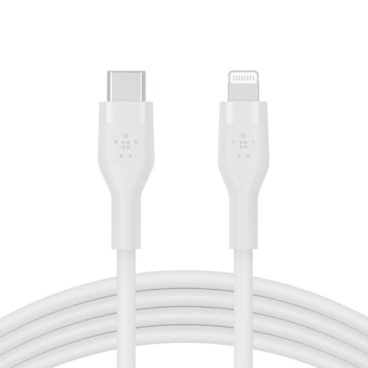 Cavo Belkin CAA009BT3MWH USB-C Lightning 3 m Silicone Bianco