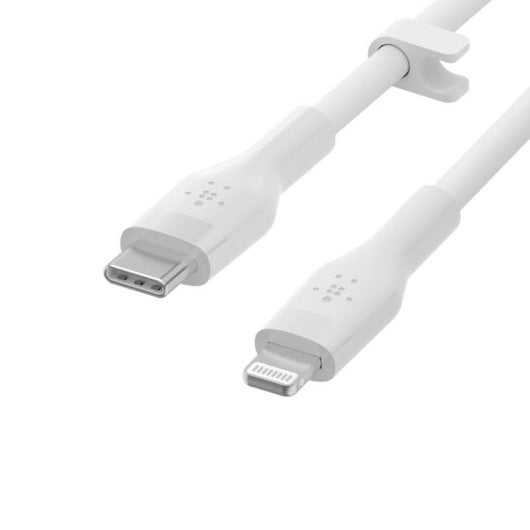 Cavo Belkin CAA009BT3MWH USB-C Lightning 3 m Silicone Bianco