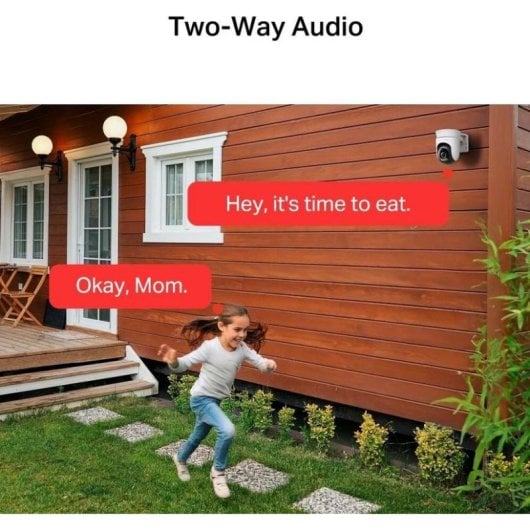 Caméra de surveillance Mercusys MC510 2K Vision Nocturne Intérieur et Extérieur IA Contrôle Vocal