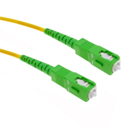 Cable de fibra óptica Techly ILWL D9-MA-100TY 10 m SC/APC monomodo LSZH amarillo