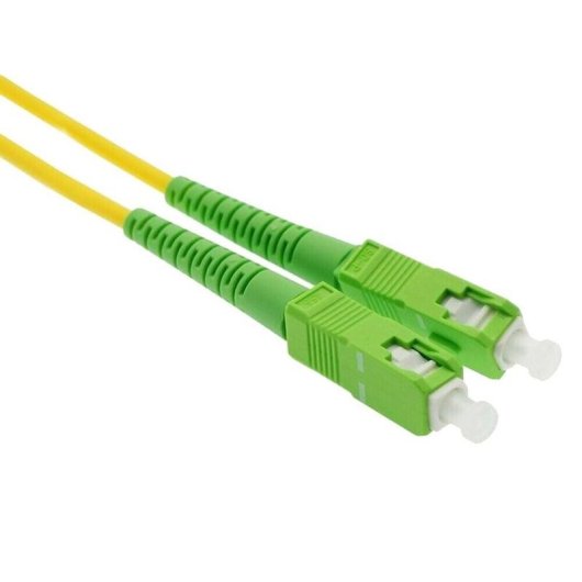 Cable de fibra óptica Techly ILWL D9-MA-100TY 10 m SC/APC monomodo LSZH amarillo