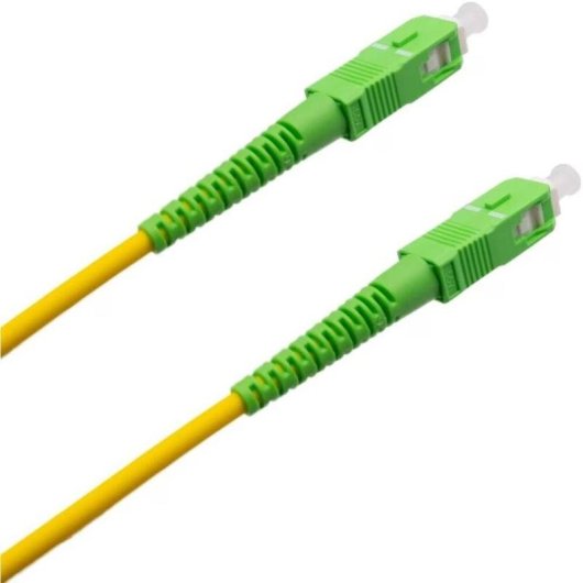 Cable de fibra óptica Techly ILWL D9-MA-100TY 10 m SC/APC monomodo LSZH amarillo