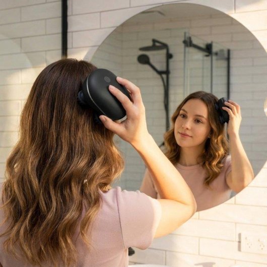 Massajador Elétrico BODYLIFE 3D 4 Cabeças Silicone Luz Vermelha