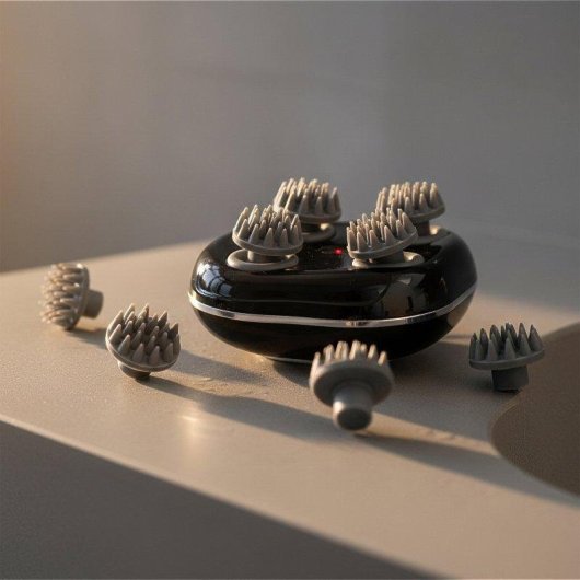 Massajador Elétrico BODYLIFE 3D 4 Cabeças Silicone Luz Vermelha