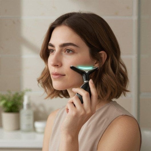 Gesichtsreinigungsgerät BODYLIFE EMS LED Ionen Positiv Negativ Wärme