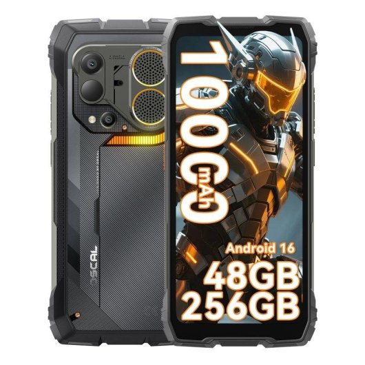 OSCAL Pilot 6 4G 12 Go 256 Go 6,78" Verre Gorilla Glass Noir