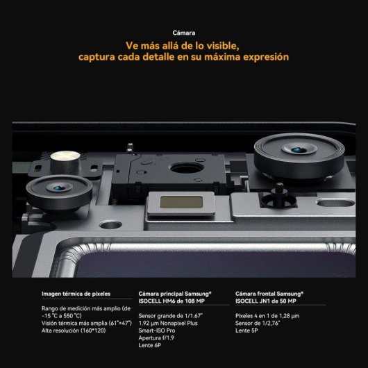 OSCAL Pilot 6 4G 12 Go 256 Go 6,78" Verre Gorilla Glass Noir