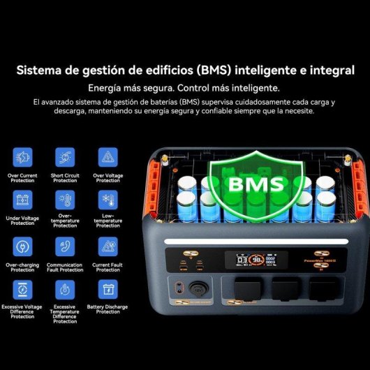 Estação de energia OSCAL Powermax1800se 1024Wh 10 portas Bateria Li-ion Carregamento solar rápido