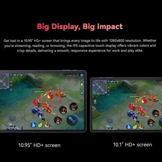 Tablet Cubot Tab 70 4G LTE 10,95" 6GB 128GB Negra con Teclado