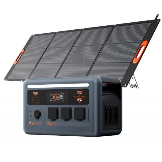 Estação de energia OSCAL Powermax1800se 1024Wh Bateria Li-ion 10 portas Carregamento solar 800W Ideal para emergências