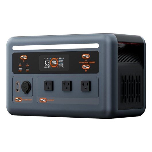 Estação de energia OSCAL Powermax1800 SE 1024Wh 10 portas Bateria Li-ion Carregamento solar 800W