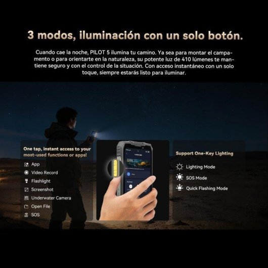 OSCAL Pilot 5 5G 8GB 256GB 6.56" Robusto Nero