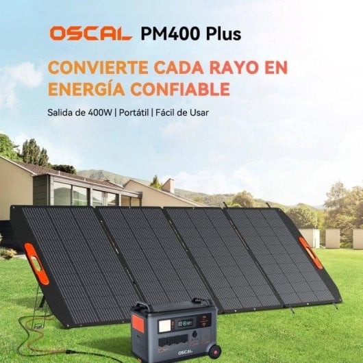 Panel Solar OSCAL PM400 Plus 400W 5 Conectores MC-4 Resistencia IP67
