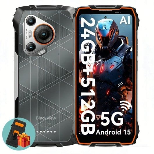 Blackview BL7000 5G 8GB 512GB Naranja 6.78" Batería 7500mAh