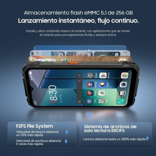 Blackview ROCK 1 Pro 4G 8GB 256GB 6.56" Negro