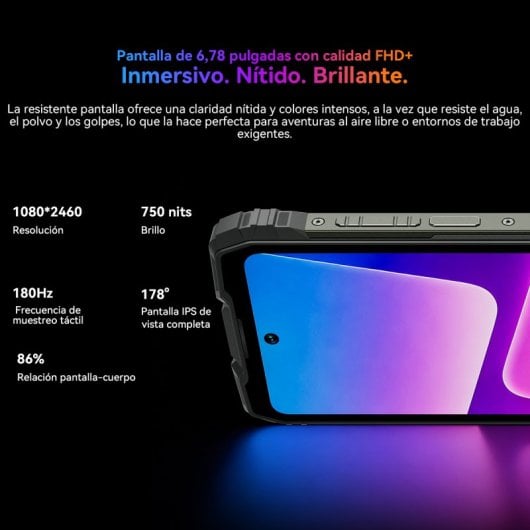 Blackview Rock 3 4G 8GB 256GB 6.78" Negro