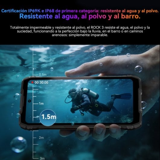 Blackview Rock 3 4G 8GB 256GB 6.78" Negro