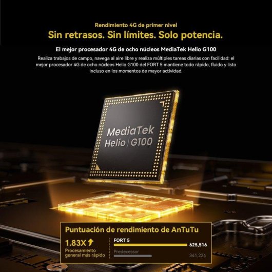 Blackview Fort 5 4G 12GB 256GB 6.78" Jaune